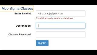 Check Email verification in register api , check is email existed in database or not using node js