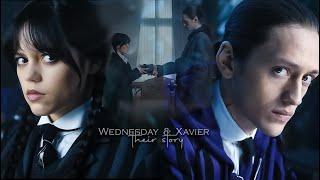 Wednesday and Xavier story | Jenna Ortega and Percy Hynes White | Wednesday Addams AMERICAN DRAMA