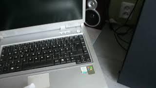 Cleaning a Old  Dirty Laptop  Fujitsu Siemens Amilo L7300