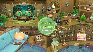 Sumeru Mansion Full Interior  (with replica code) || Genshin Serenitea Pot Design