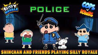 Shinchan and friends playing silly royale but shinchan become police  | shinchan in devil among us