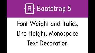 Font weight ,Italic ,Mnospace ,Line Height in URDU/Hindi