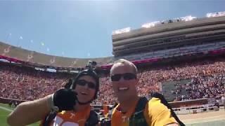 Navy SEALS' Insane Parachute Jump into Football Stadium!