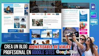 Cómo Crear un blog Profesional en Google Sites GRATIS! Paso a Paso