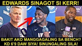 Edwards: AYOKO sa BENCH! WALA naman si KOBE! | KD 6’9 lang ako! SINUNGALING sila!