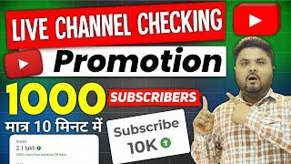 Live channnel checking & Promotion @manojdey