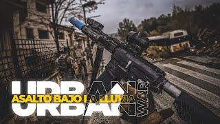 MILSIM en CQB y GUERRA URBANA // AIRSOFT entre CASAS REALES con MUCHA LLUVIA