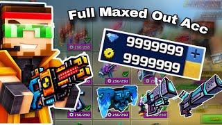 Pixel Gun 3D MAXED ACCOUNTS! | ALL ITEMS crafted!