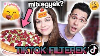 TIKTOK FILTEREK IRÁNYÍTOTTÁK A NAPOM kaja, smink, tetkó!?