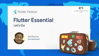 Flutter Festival GDG Jammu: Flutter Essential