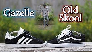 Vans Old Skool vs Adidas Gazelle | Sneaker Comparison + On-Feet w/ Outfit