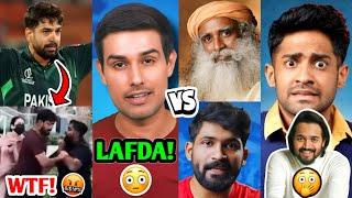 LAFDA! Pakistan Cricketer CROSSED The Line?! | Dhruv Rathee Vs Sadhguru & Abhi, Thugesh, Bhuvan Bam