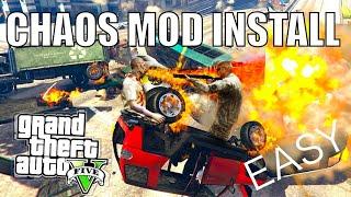 (NEW) CHAOS gta V mod install EASY | gta v mods 2021