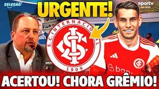 BOMBA! REFORÇO DE PESO CHEGANDO NO INTER! PEGOU TODOS DE SURPRESA! ÚLTIMAS NOTÍCIAS DO INTER HOJE!