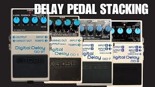 What Happens When You Stack ALL These Delay Guitar Pedals?