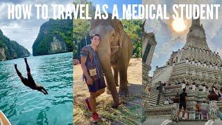 HOW I TRAVEL AS A MEDICAL STUDENT *5 International trips in 1 year* | FIND YOUR BALANCE !!!