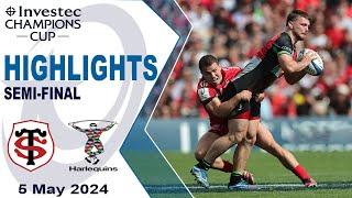 Stade Toulousain v Harlequins Highlights | Semi-finals | Investec Champions Cup 2023/24