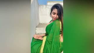 Pachai Nirame  #shorts #saree  | TIK TOK ELAKKIYA HOT  Trending in India  Lucky Elakkiya 