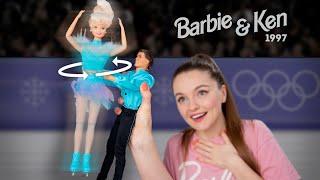 ВАУ! Кукла делает пируэты! Обзор Барби и Кена Olympic Skater 1997