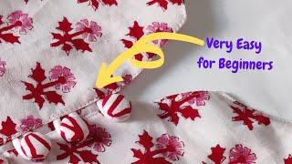 PERFECT BUTTON PLACKET MAKING IN EASY WAY