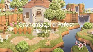 Beautiful Grandmacore Forest Island Tour ~ Animal Crossing New Horizons