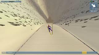 Deluxe Ski jump 4 World unofficial record!