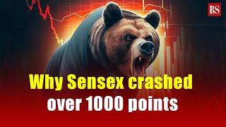 Why Sensex crashed over 1000 points