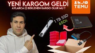 YENİ TEMU SİPARİŞİM GELDİ 650 LİRAYA SSD ALDIM ! (Aylarca(!) Beklenen Kargolar ?)