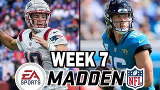 Patriots vs Jaguars - Week 7 (Madden Simulation)