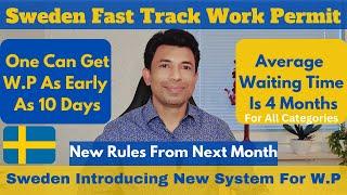 Sweden's Fast-Track System For Work Permit | You Can Get W.P in 30 Days| Urdu/Hindi