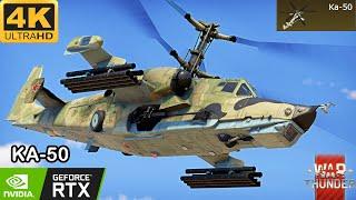 Ka-50 Close Air Support War Thunder Gameplay 4K UHQ |Ka-50 CAS GroundRB War Thunder 4K | Ka-50 Kamov