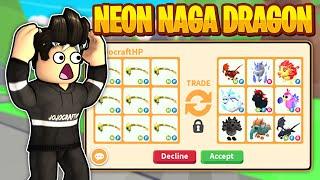 Was TRADEN Leute für ein NEON Naga DRAGON in Adopt Me?