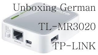 TP-LINK TL-MR3020 - Unboxing Deutsch/German [FullHD]