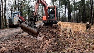 Installing culvert pipes