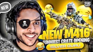 New Silver Guru  M416 With On Hot Effect Crate Opening In Gangster Style Gone Funniest 