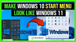  Make Windows 10 Start Menu Look Like Windows 11 with Start11 + Rainmeter