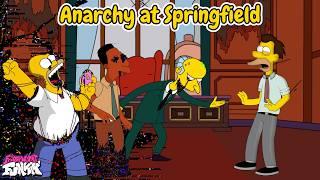 FNF: Pibby Simpsons – Lenny Vs Pibby Mr. Burns // Anarchy at Springfield █ Friday Night Funkin' █