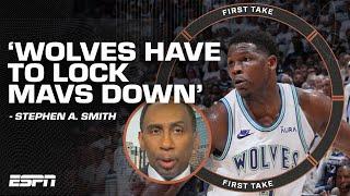 'Timberwolves HAVE to LOCK MAVERICKS DOWN'  - Stephen A. Smith on WCF Game 2 | First Take