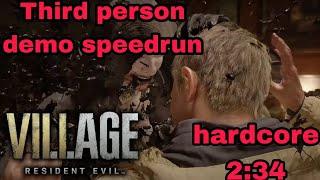 Resident Evil 8 Third Person Demo Speedrun