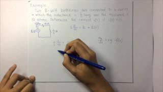 Solving RL Circuit Using Linear First ODE