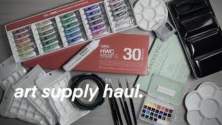 huge art supply haul ️