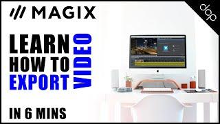 How to export video - Magix Movie Edit Pro 2020