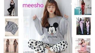 meesho summer and winter night suit for girls and ladies/top 2021 best nightsuit#viral #nightsuit