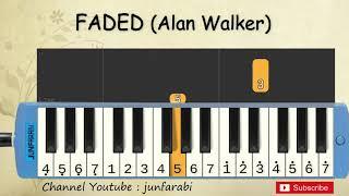 not pianika faded - alan walker - tutorial belajar pianika