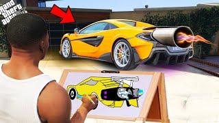 Franklin Using Magical Painting To Find Booster God Car In Gta V