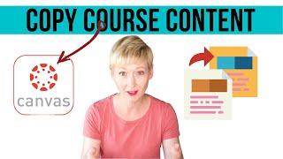 Copying Course Content within Canvas