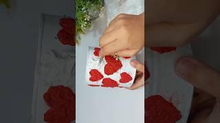 Tissue Paper Art On Waste Tin Can #texturepainting #brushholder #viralvideo #shorts #art