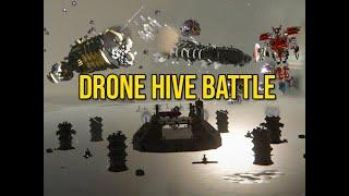 Space Engineers - 30 Players VS 2500 Drone's Hive Battle