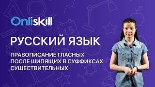 Русский язык 6 класс: Правописание гласных после шипящих в суффиксах существительных