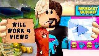 He Switched Lives With Mr. Beast! A Roblox Movie